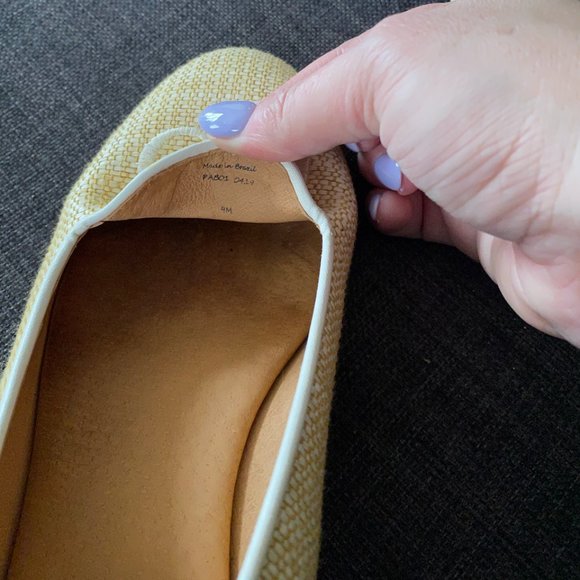 Jack Rogers "I Do" Raffia Loafer, Natural/White - Picture 4 of 4